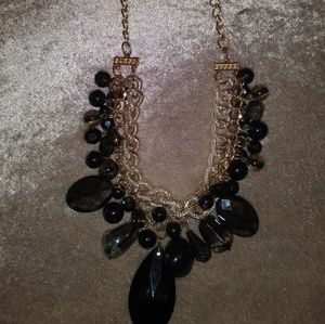 Statement piece with earrings